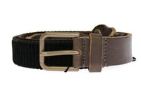 Thumbnail for Elegant Leather-Cotton Fusion Men's Belt