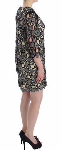 Thumbnail for Elegant Multicolor Sheath Dress with Artful Design