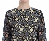 Thumbnail for Elegant Multicolor Sheath Dress with Artful Design