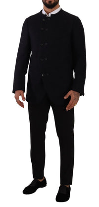 Thumbnail for Elegant Dark Grey Alpaca Blend Jacket