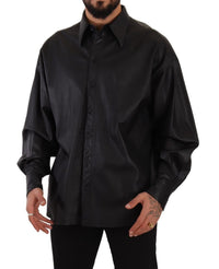 Thumbnail for Elegant Black Leather Jacket