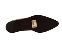 Thumbnail for Elegant Eel Leather Lace-Up Formal Flats