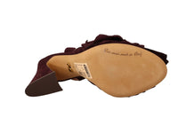 Thumbnail for Elegant Purple Suede Heels Sandals