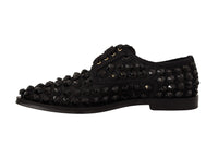 Thumbnail for Elegant Gros Grain Lace-Up Jeweled Flats