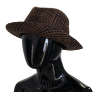 Thumbnail for Elegant Brown Fedora Hat - Winter Chic Accessory