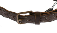 Thumbnail for Elegant Leather-Cotton Fusion Men's Belt