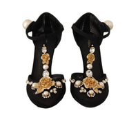 Thumbnail for Elegant Embellished T-Strap Heels Sandals