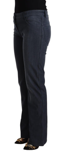 Thumbnail for Chic Dark Blue Straight Cut Jeans