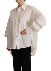 Thumbnail for Timeless White Polo Top - Elegance Meets Comfort