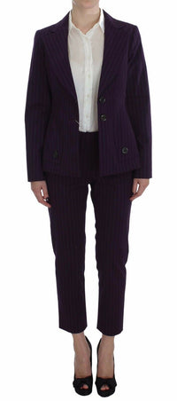 Thumbnail for Elegant Striped Pant & Blazer Suit