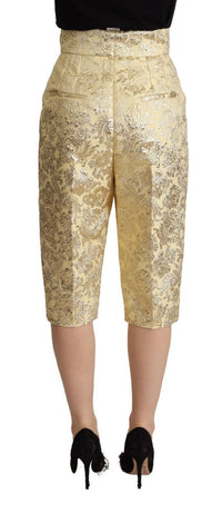 Thumbnail for Elegant Beige High-Waisted Cropped Pants