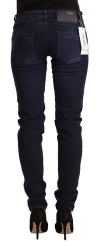 Thumbnail for Chic Low Waist Skinny Denim in Blue