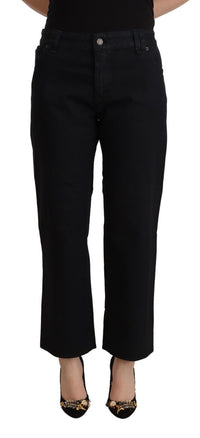 Thumbnail for Elegant High Waist Cropped Jeans