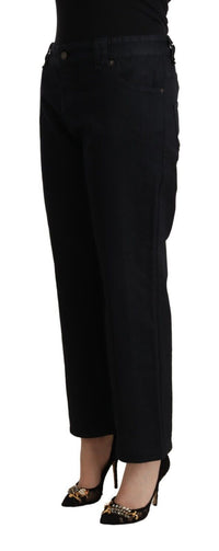 Thumbnail for Elegant High Waist Cropped Jeans