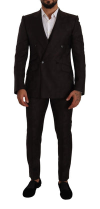 Thumbnail for Elegant Purple Wool 3-Piece Men's Suit