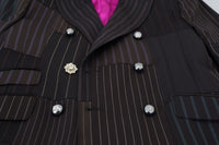 Thumbnail for Multicolor Wool Silk Blend Slim Fit Blazer