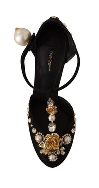 Thumbnail for Elegant Embellished T-Strap Heels Sandals