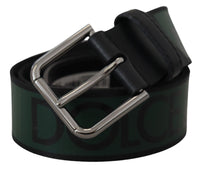 Thumbnail for Chic Black and Green Designer Belt with DG Logo