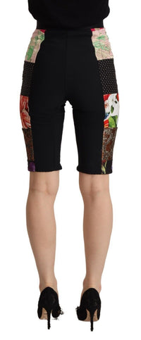 Thumbnail for Elegant Floral Cropped Pants in Purple Hues