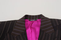 Thumbnail for Multicolor Wool Silk Blend Slim Fit Blazer