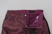 Thumbnail for Elegant Magenta Cotton Trousers