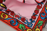Thumbnail for Multicolor #DGLovesLondon Silk Wrap Scarf
