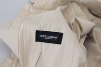 Thumbnail for Elegant Beige Cotton Button-Down Shirt