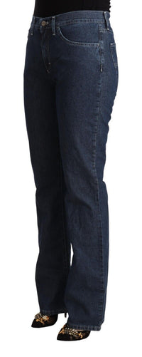 Thumbnail for Elegant Flared Cotton Jeans