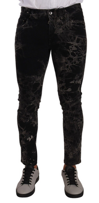 Thumbnail for Slim Fit Patterned Skinny Jeans