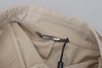 Thumbnail for Elegant Beige Cotton Button-Down Shirt