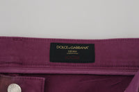 Thumbnail for Elegant Magenta Cotton Trousers