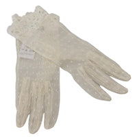 Thumbnail for Chic White Wrist Length Gloves