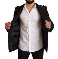 Thumbnail for Elegant Black Slim Fit Blazer Jacket