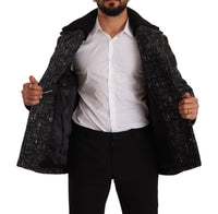 Thumbnail for Chic Double Breasted Wool Blend Overcoat