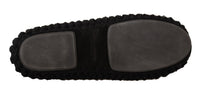 Thumbnail for Elegant Black Wool Knit Ballet Flats