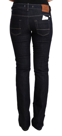 Thumbnail for Black Cotton Stretch Low Waist Skinny Denim Jeans