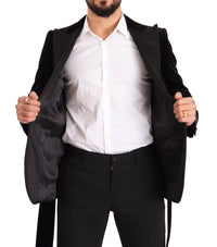 Thumbnail for Elegant Single Breasted Velvet Blazer