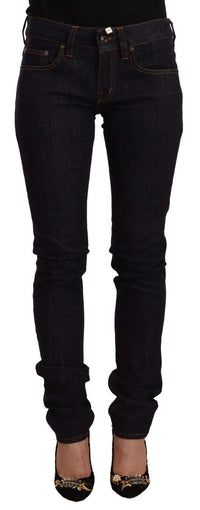 Thumbnail for Chic Black Slim Fit Designer Jeans