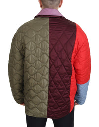 Thumbnail for Elegant Quilted Multicolor Jacket