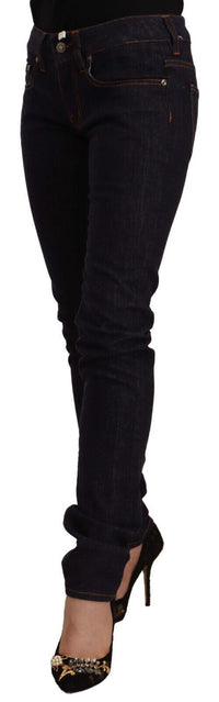 Thumbnail for Chic Black Slim Fit Designer Jeans
