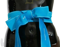 Thumbnail for Blue Waist Ribbon Wide Bow Belt