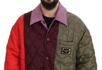 Thumbnail for Elegant Quilted Multicolor Jacket