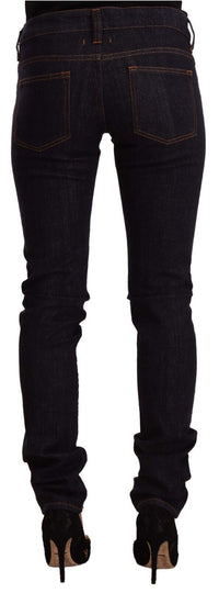 Thumbnail for Chic Black Slim Fit Designer Jeans