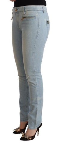 Thumbnail for Elegant Slim Fit Cotton Blend Jeans