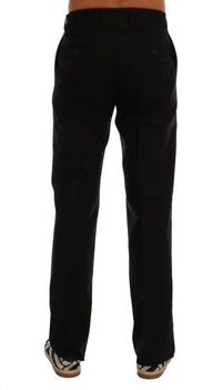 Thumbnail for Elegant Black Cotton Stretch Pants