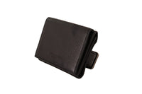 Thumbnail for Elegant Black Leather Trifold Multi Kit