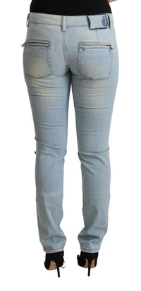 Thumbnail for Elegant Slim Fit Cotton Blend Jeans