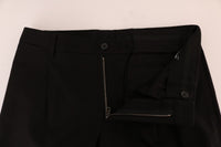 Thumbnail for Elegant Black Cotton Stretch Pants