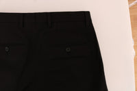 Thumbnail for Elegant Black Cotton Stretch Pants