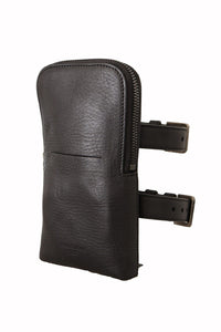 Thumbnail for Elegant Black Leather Double-Strap Multi Kit